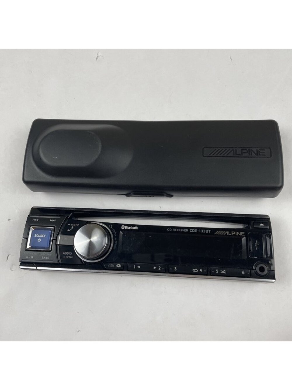 Alpine CDE-133BT Detachable Faceplate Front Panel OEM Bluetooth CD Receiver
